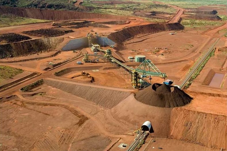 Aerial view of project